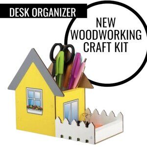 NEW Home Depot Kids Workshop Kit DESK ORGANIZER Craft Kit Stem Toy DIY Building